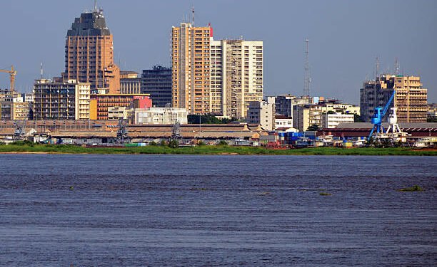 Kinshasa, Democratic Republic of the Congo: skyline and the Congo river - photo by M.Torres