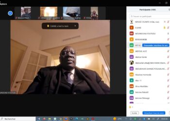 Le Ministre Mounouna Foutsou. En ligne.