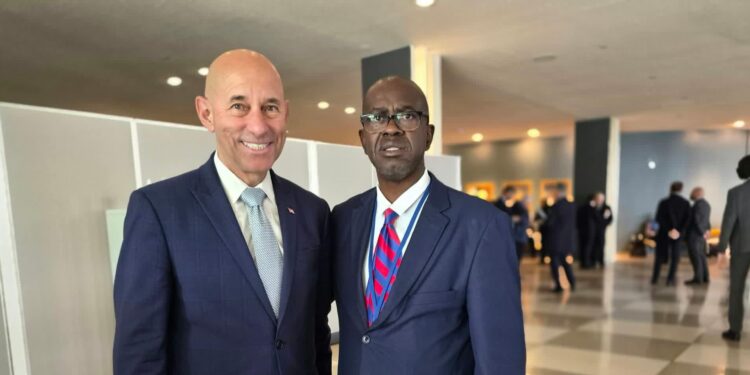 Avec Frank Garcia, du Département d’État américain, en charge des Affaires africaines