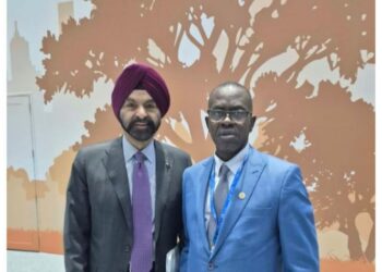 with Ajaypal Singh Banga, President of the World Bank Group