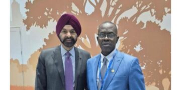 with Ajaypal Singh Banga, President of the World Bank Group