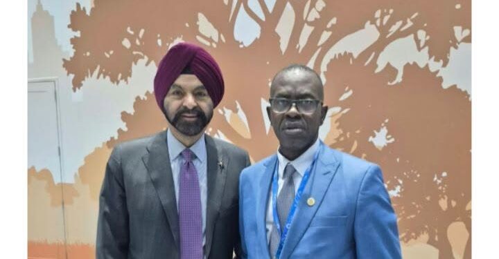 with Ajaypal Singh Banga, President of the World Bank Group